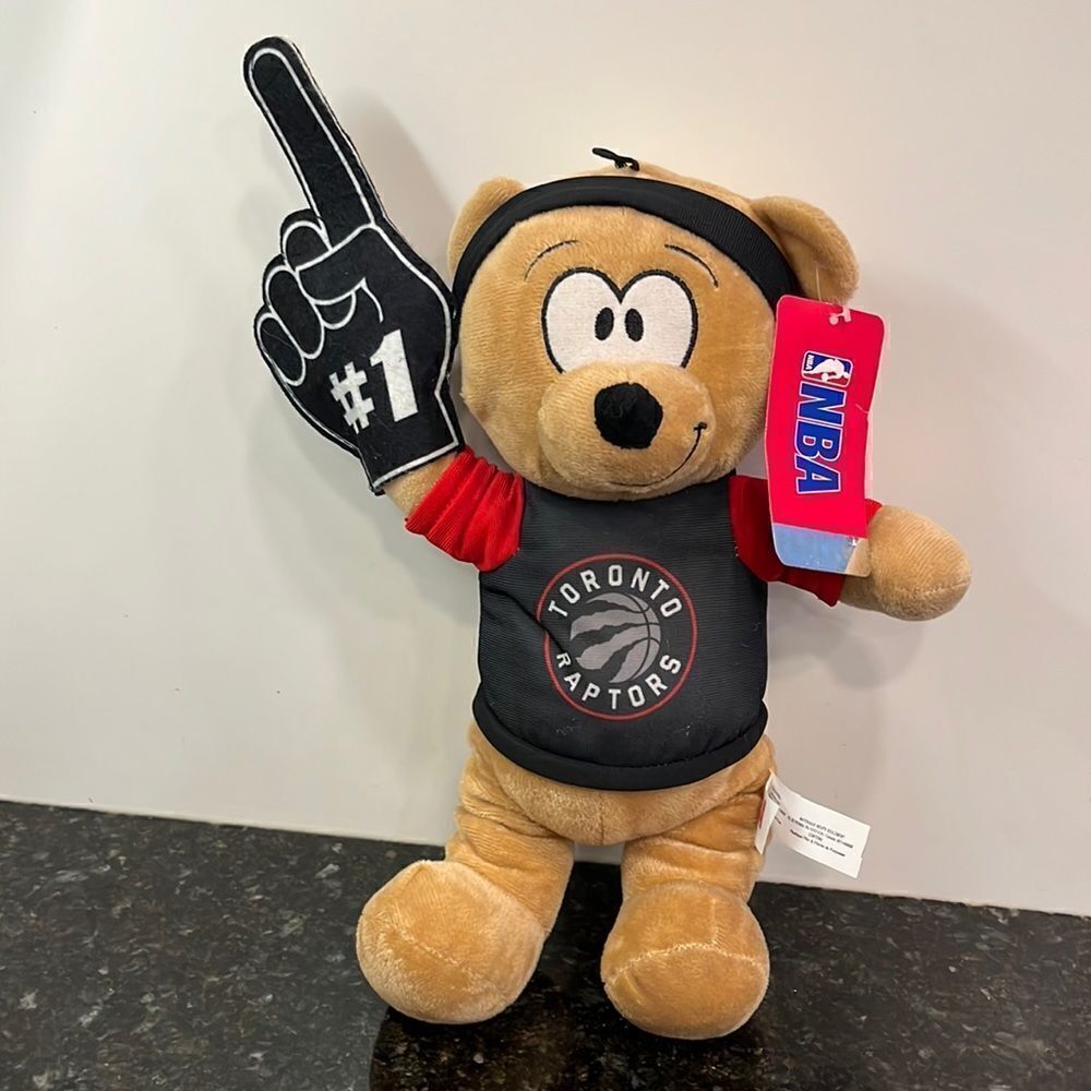 Toronto Raptors NBA Basketball Plush Bear Stuffed Animal #1 Fan